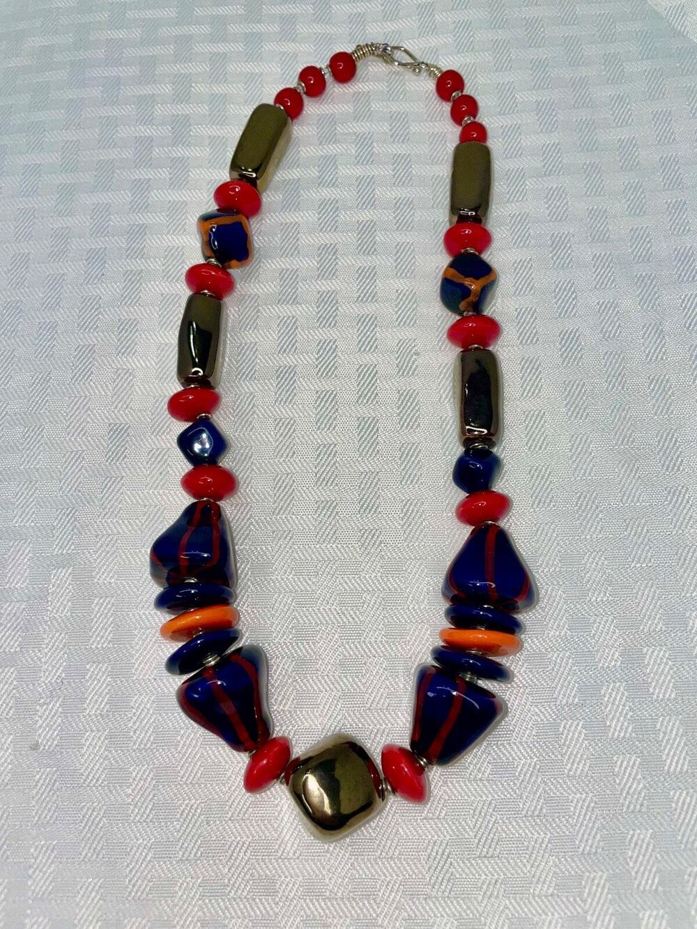 Kazuri Kenya Hand Crafted Fair Trade Beaded Necklace